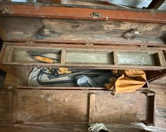 Vintage Wooden Tool Chest