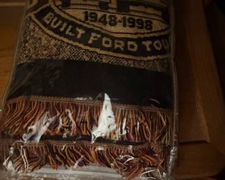 Ford "Built Ford Tough" 50th Anniversary Throw Blanket (1948-1998)