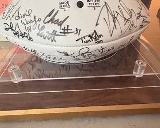 Team Signed Wilson Football (Likely 1990s-2000s Era)