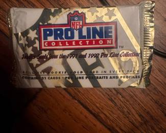 1991/1992 Pro Line Collection NFL Football Cards Pack