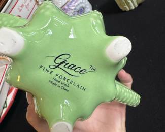 Grace Fine Porcelain Cactus Teapot