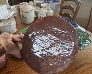 Brown Glazed Ceramic Pitcher