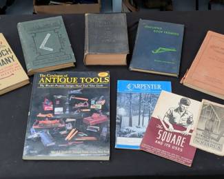 Collection of Vintage Technical and Trade Books on Construction and Tools