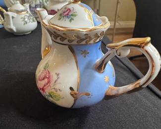 Mini Teapot with Floral Design