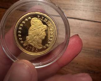 1795 Flowing Hair Silver Dollar Replica