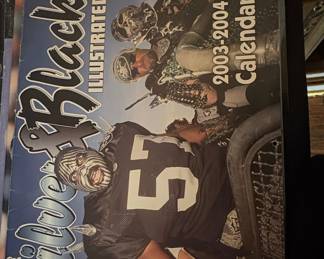 Silver & Black Illustrated 2003-2004 Calendar