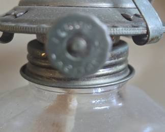 Lamplight Farms Embossed Glass Oil Lamp