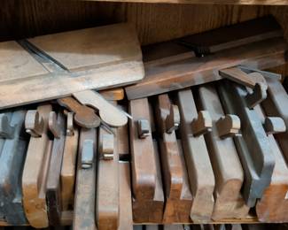 Collection of Antique Woodworking Planes