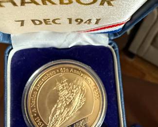 Pearl Harbor 65th Anniversary USS Arizona BB-39 Commemorative Coin