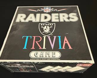 Las Vegas Raiders Trivia Game by Sports Games International