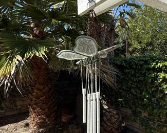 Woodstock Habitats Mirror Butterfly Wind Chime