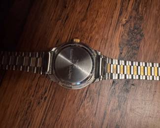 Marcel Quartz Watch Two Tone Japan Movement Champagne Dial