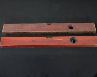 Antique Wooden Spirit Level Set