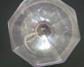 Amethyst Glass Imperial Star and File EAPG Compote