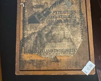 The Cleveland Twist Drill Co. EZY-OUT Screw Extractors and Straight Shank Drills Set