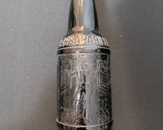 Sioux City Sarsaparilla Embossed Bottle