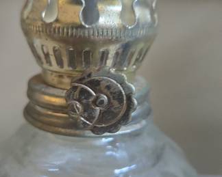 Glass Elephant Oil Lamp