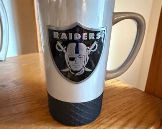Las Vegas Raiders "Raiders" Shield Logo Ceramic Mug