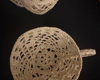 Crocheted Teapot and Cup Set