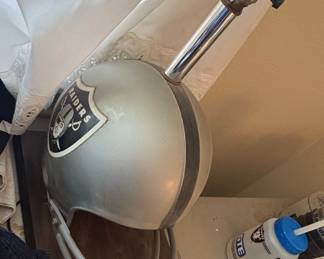 Las Vegas Raiders Football Helmet Lamp
