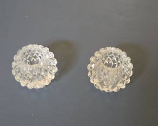 Vintage Cut Crystal Votive Candle Holders