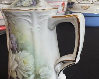 P & J Hand Decorated Teapot by Betty Platner