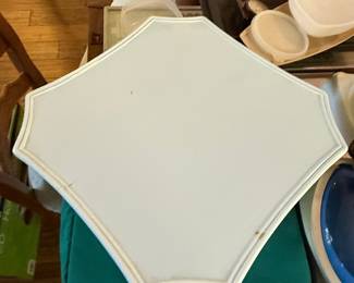 White Ceramic Pedestal Cake Stand