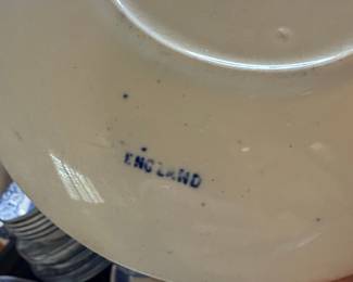 Blue Willow Pattern China Plates