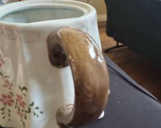 Andrea By Sadek Ceramic Teapot with Miniature Tea Set