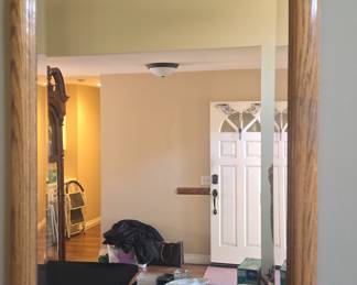 Oak Framed Wall Mirror