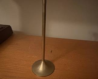Vintage Brass Candlestick Holders Made in Taiwan