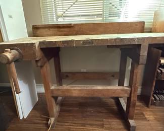 C. Christiansen Woodworking Bench with Vise