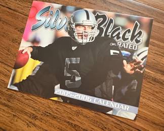 2005-2006 Oakland Raiders "Silver & Black Rated" Calendar