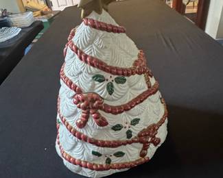 MCE Sausalito CA Christmas Tree Cookie Jar