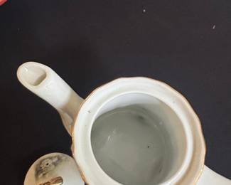 P & J Hand Decorated Teapot by Betty Platner