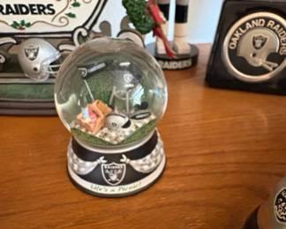 Oakland Raiders "Life's a Picnic!" Snow Globe