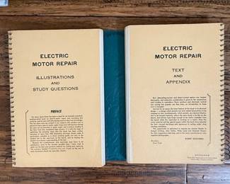 Electric Motor Repair: Text and Appendix and Illustrations and Study Questions by Robert Rosenberg