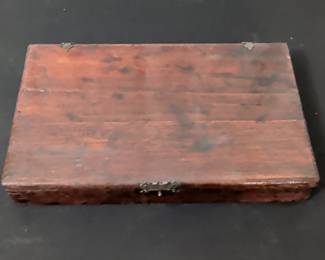 Complete Set of 13 Irwin Auger Bits in Original Wooden Case