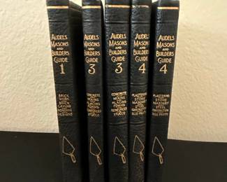 Audels Masons and Builders Guide Set