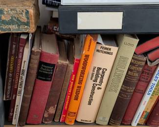 Collection of Vintage Audels Trade Manuals and Woodworking Books