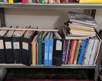 Assorted Books and Binders Collection