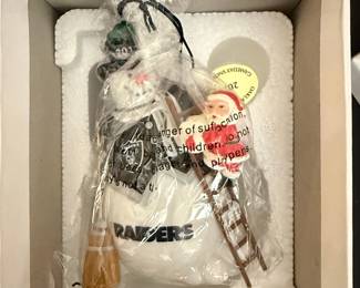Oakland Raiders Christmas Ornaments (2016 & 2017)