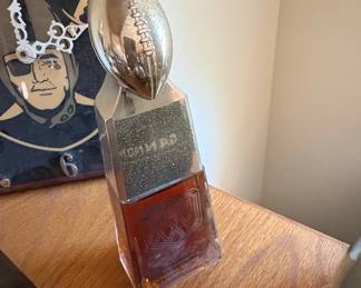 Cannon "Super Bowl XXV" Cologne Bottle