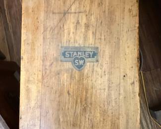 Stanley SW "Sweetheart" Brace and Bit Set in Wooden Case