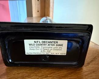Oakland Raiders NFL Decanter Wild Country After Shave by Avon