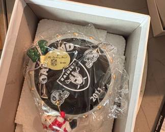 The Danbury Mint Oakland Raiders 2012 Ornament
