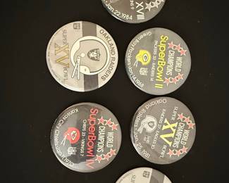 Super Bowl Champion Commemorative Pins (Set of 5)