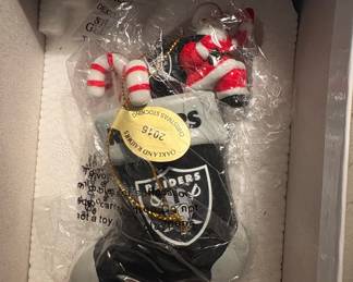 Oakland Raiders 2016 Christmas Stocking Ornament