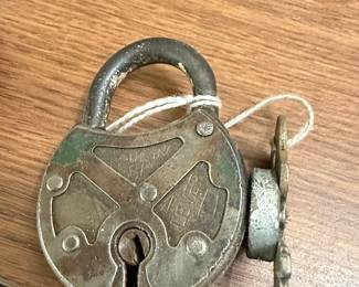 Vintage Eagle Lock Co. 6 Lever Padlock