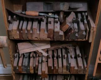 Collection of Antique Woodworking Planes